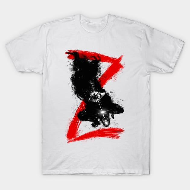 Zorro Jump Attack T-Shirt by DougSQ